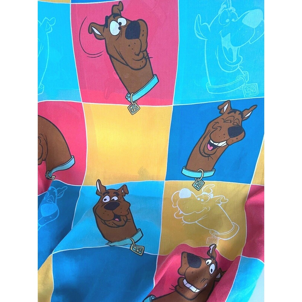 Vintage Dan River Scooby Doo Twin Fitted Sheet EUC